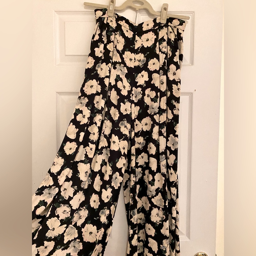 Proenza Schouler wide leg floral pants